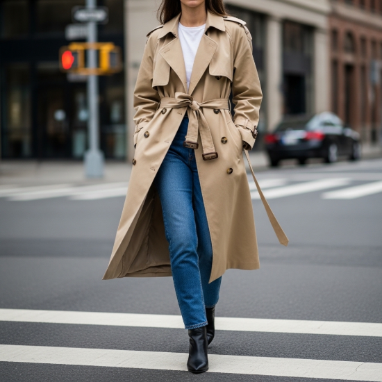 Heritage Su İtici Kumaş Oversize Trençkot