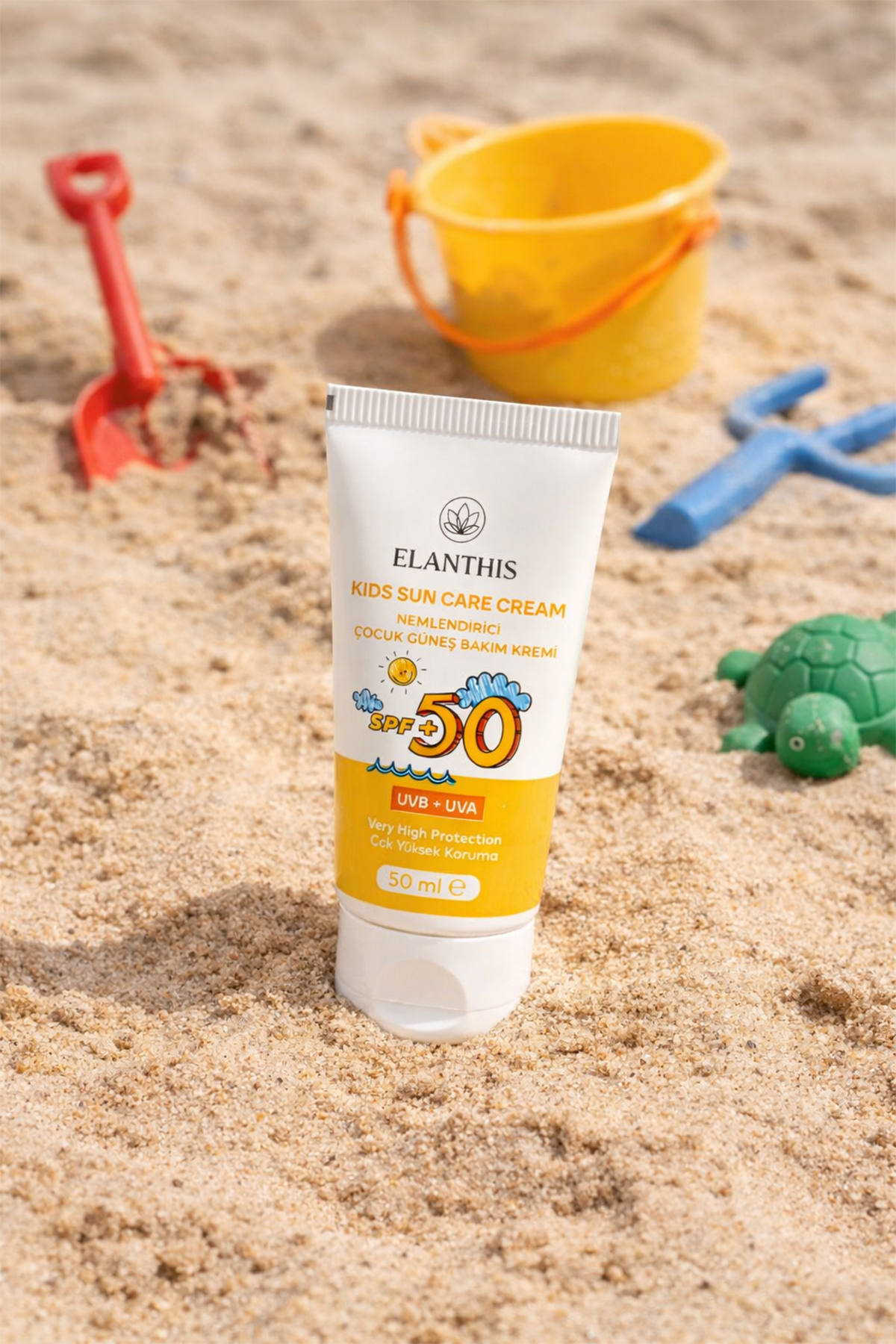 Elanthis Aile Boyu Güneş Koruma Paketi - Çocuk SPF 50 (50 ml) + Yetişkin SPF 50+ (100 ml)