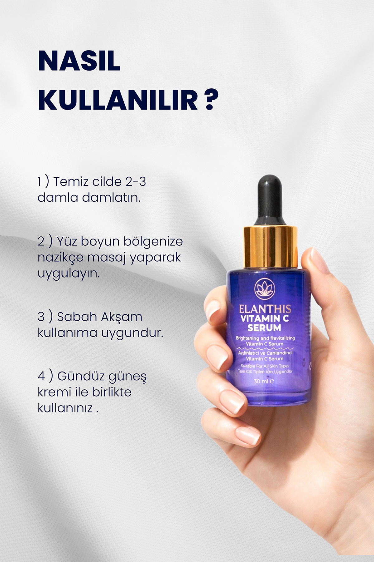 Güzel Cilt İkili Konsept - Vitamin C Serum 30 ml + Makyaj Temizleme Toniği 200 ml